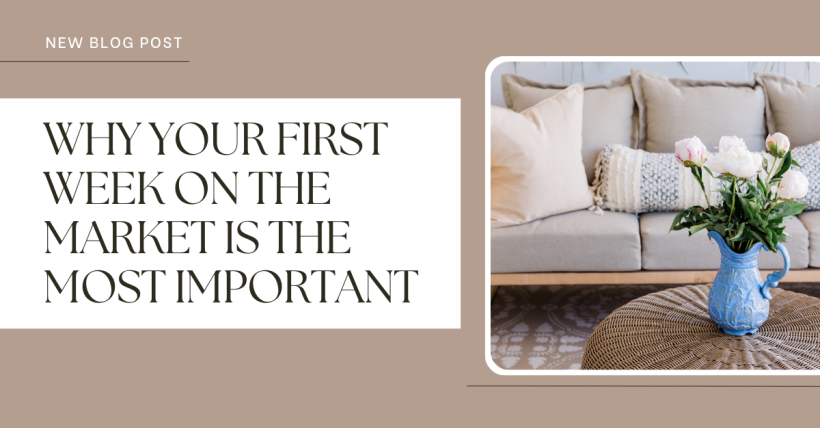 Why Your First Week on the Market Is the Most Important